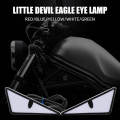 【Fast Delivery 1-4 day】Car LED Devil Eyes Light Universal Demon Eyes Headlight Motorcycle Mini Turn Signal Flasher Tail Lamp Auto Decoration Lights. 