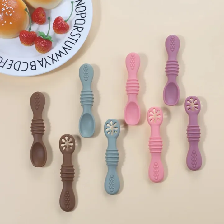 %E3%80%90NEW%E3%80%91%20Food%20Grade%20Silicone%20Baby%20Spoon%20Fork%20Set%20Sticky%20Spoon%20Children%20Cutlery%20Training%20Spoon%20Feeding%20Tableware%20Soft%20Kitchen%20Accessories%20-%20Image%203