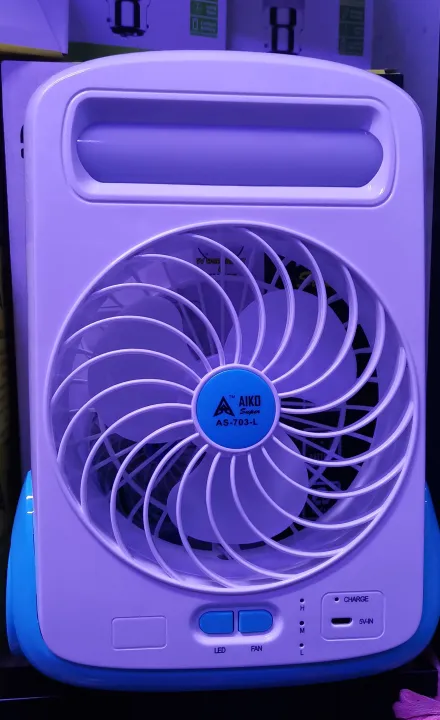 Aiko%20Super%20Mini%20Rechargeable%20Portable%20Fan%20with%200.5W%20Torch%20and%2010%20Pcs%20LED%20Light%20AC/DC%20Operated-%20AS-703-L%20-%20Image%204