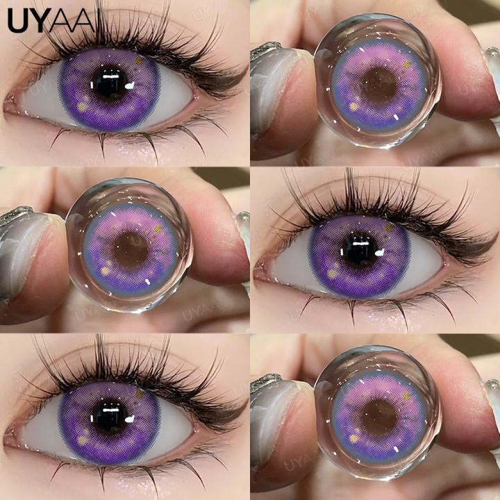 %E3%80%90HOT%E3%80%91%20UYAAI%201Pair%20Purple%20Colored%20Contact%20Lenses%20For%20Eyes%20Natural%20Yearly%20Makeup%20Fashion%20Purple%20Series%20Party%20New%20Style%20Gloss%20Eyes%20Violet%20-%20Image%205