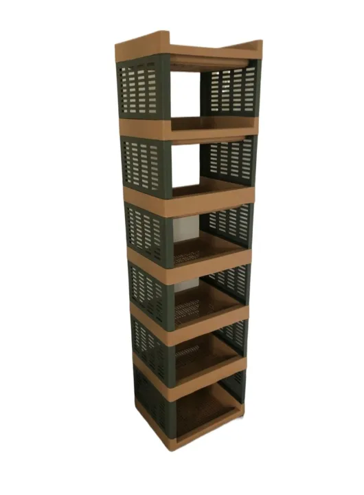 7 Layer Multipurpose Plastic Bookshelf |Portable Storage Shelve for Books Storage Organizer| Children Book Rack|Cabinet Shelves for Bedroom Office Living Room