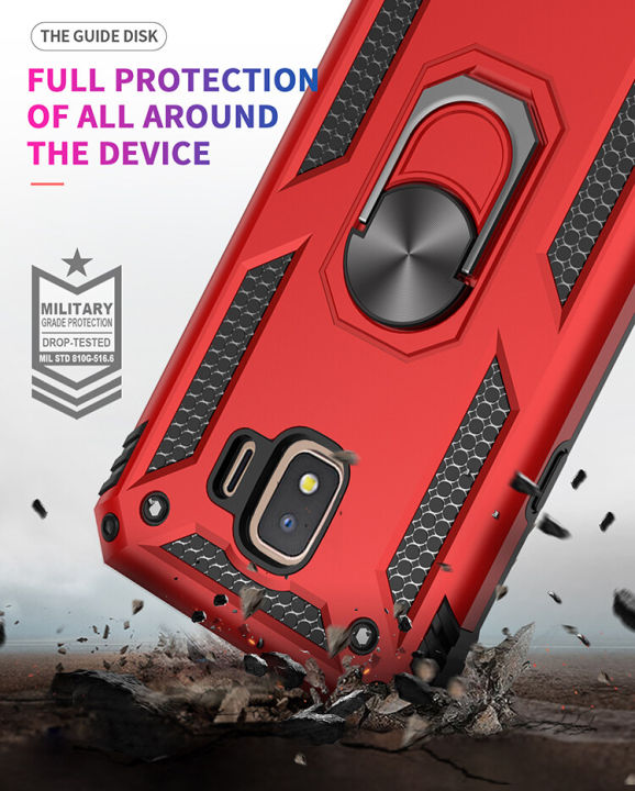 Lereach%20For%20Samsung%20Galaxy%20J2%20Core%20/%20J260%20Back%20Cover%20TPU+PC%20Hard%20Ring%20Car%20Ring%20Bracket%20Shockproof%20Mobile%20Phone%20Case%20-%20Image%205