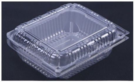 Disposable Plastic Transparent Box Food Tray 500g