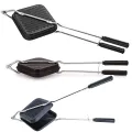 Non-Stick Gas Stove Compatible Hand Sandwich Toaster Grill Sandwich Maker. 