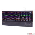 Deiog M105 Wired Mechanical Gaming Keyboard With Durable Blue Switches & RGB Lighting. 