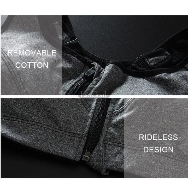 EsoGoal%20Women%20Sports%20Bra%20Front%20Zipper%20Closure%20Professional%20Anti%20Vibration%20Padded%20Shockproof%20with%20Removable%20Pads%20for%20Workout%20Running%20Gym%20Exercise%20-%20Image%204