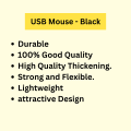 Usb Mouse - Black. 