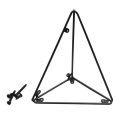 Triangular Type Self Bracket For Wall Mount Board Self - Metal Framed Floating Wall Shelves Black Storage Rack Home Decor for Bathroom Living Room Kitchen Bedroom. 