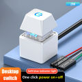 Multifunction 2 Meters LED Light Computer Desktop Power Switch PC Motherboard External Start Power On/Off Button Extension Cable Fengshi. 