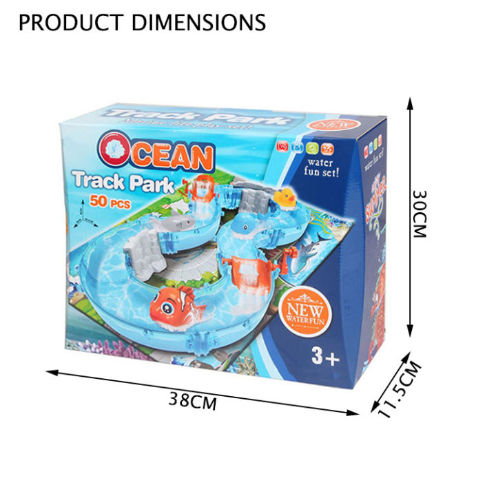 Ocean%20Track%20Park%20-%2050%20Pcs%20New%20Water%20Fun%20Game%20Set%20-%20Water%20Slide%20with%20Fish%20for%20Kids%20-%20Image%207