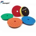 【orange x 2pcs 5 Inch Backer】 6 7 Professional DA Polishers Pads Car Polishing Pad Germany Buffing Pads Car Polish Tool Kits Set. 