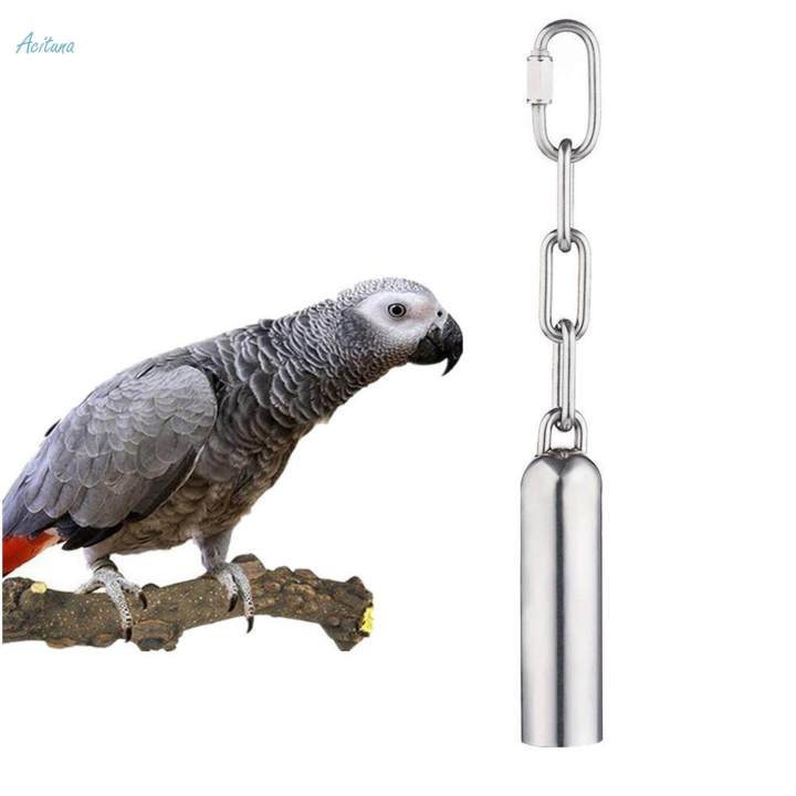 Parrot Bell Toy Pendant Bird Toy for Hamster Chinchilla Rabbit Budgie Macaws S