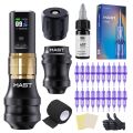 Bargain price Mast Tattoo Fold 2 Pro RCA or Wireless Model with 2 Unique Replaceable Large Handles Wireless Tattoo Pen Tattoo Kit. 