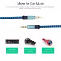 Universal 4 pole Jack TRRS Aux Cable 3.5 mm to 3.5mm headphone Cable Male to Male support Microphone music. 