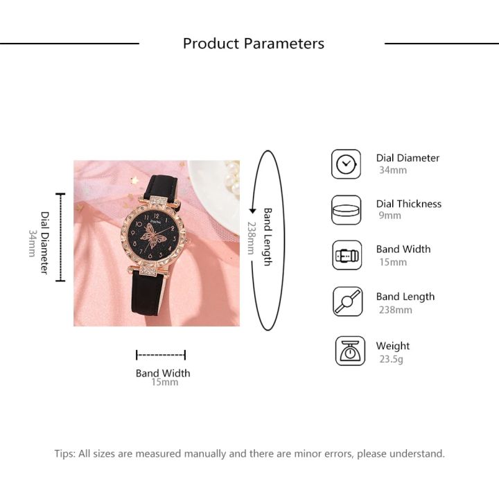 2PCS%20Set%20Female%20New%20Luxury%20Ladies%20Watch%20Bracelet%20Set%20Quartz%20Wristwatch%20Women%20Watch%20Clock%20Gift%20Leather%20Strap%20Reloj%20Mujer%20-%20Image%206