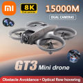 GT3 i1PRO Dual Camera Drone Optical Flow Localization Wide Angle HD 8K Dual Camera Height Hold RC Obstacle Avoidance Foldable Drone. 