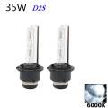 D2S Car HID Xenon Headlight Replacement Light Bulb (35W 6000K White Bright Pack of 2). 
