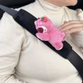 Cute Women's Interior Soft Car Bear Safety Belt Cute Shoulder Sleeve Protective Cover Anti-Strangulation Neck 2024 New. 