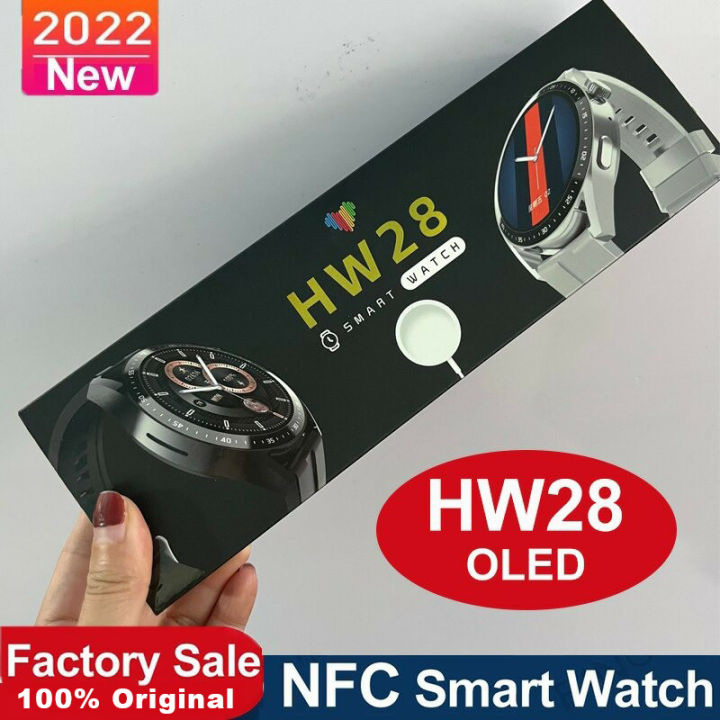 [HD screen] 2025 NEW HW28 Smart Watch with NFC Bluetooth-Call Voice Assistant Men Women Sports Smartwatch  GT3 GTS