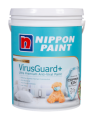 Nippon Virus Guard +  Ultra Premium Anti-Viral Interior Paint Brilliant - White. 