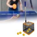 Table Tennis Ball Picker Pickup Container Portable Collector Storage Bag Lightweight Tennis Ball Retriever for Training Practicing Accessory. 