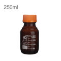 100ml 250ml 500ml 1000ml Boro Laboratory Sample Glass Threaded Reagent Bottle Screw Yellow Cap Amber Brown Refillable Bottles. 