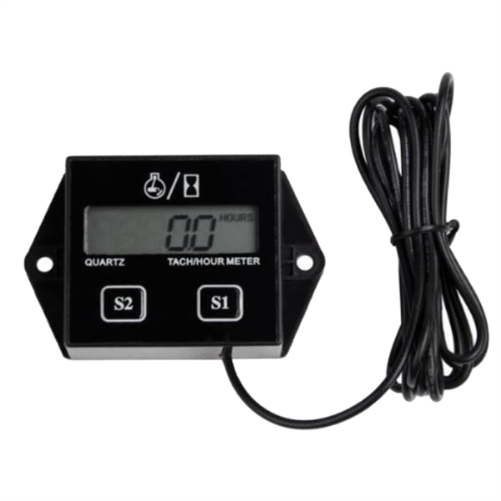 Engine%20Digital%20Display%20Tach%20Hour%20Meter%20Gauge%20Inductive%20Speedometer%20Car%20Stroke%20Tachometer%20Motorcycle%20Lawn%20Mower%20Black%20-%20Image%204