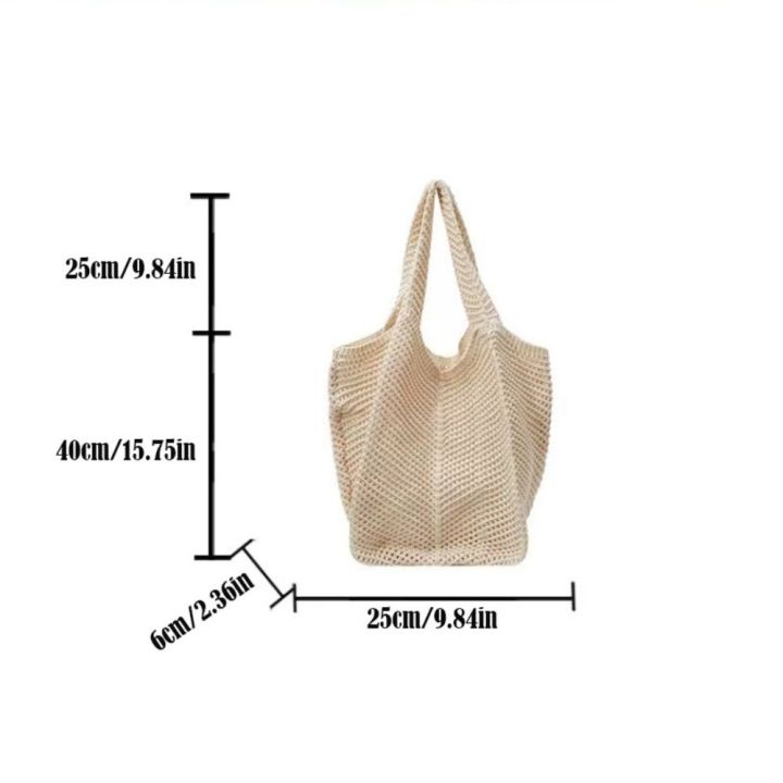 Fashion%20Solid%20Color%20Knitting%20Shoulder%20Bag%20Hollow%20Out%20Large%20Capacity%20Bohemian%20Crochet%20Tote%20Bag%20Elegant%20Versatile%20Casual%20Woven%20Handbag%20Beach%20-%20Image%202