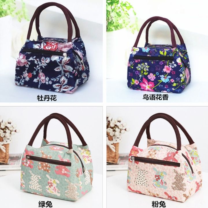 Durable Mummy Bag Fashion Coin Purse Shopping Lunch Box Bag Lunch Bag Oxford Cloth Waterproof Middle-Aged and Elderly Thickened