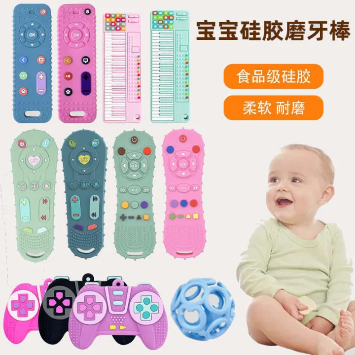 Food-Grade Simulation Remote Control Game Controller Baby Stick ...