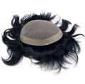 Mono Men Hair Toupee Natural Male Hair Capillary Prosthesis Durable Male Wigs 100% Indian Human Hair Replacement Systems For Men. 