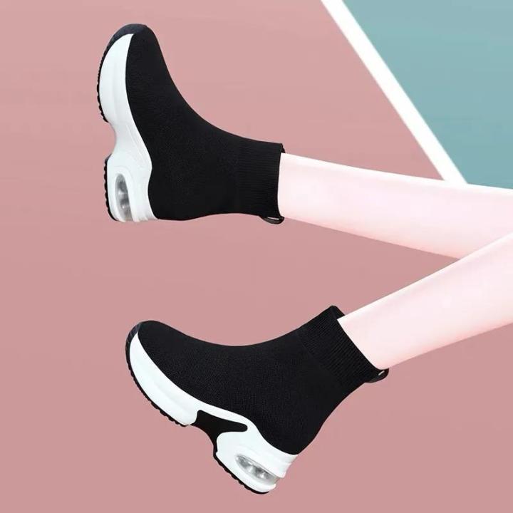Height%20Increasing%20Insole%20Women's%20Shoes%20Boots%20Spring%20and%20Autumn2023New%20Women's%20Boots%20Stretch%20Knitted%20Sports%20Casual%20Socks%20Short%20Boots%20Mid-Calf%20-%20Image%207