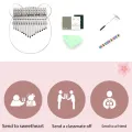 Kalimba 17 Keys Thumb Piano, Clear Transparent Acrylic Finger Piano Instrument. 