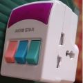 AKKO STAR 3 pin way Power Adapter plugs with 3 Switches 3 pin. 