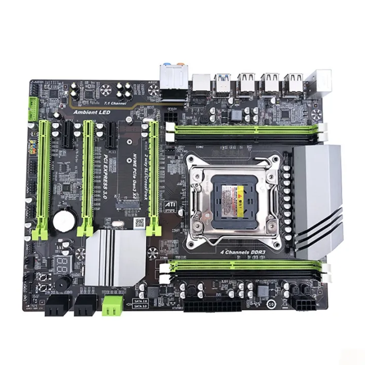 X79T LGA 2011 CPU Mainboard USB3.0 4 DDR3 Motherboard Desktop PC