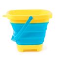 3PCS Foldable Bucket Foldable Pail Bucket Sand Buckets Silicone Collapsible Bucket for Kids Beach Play Camping 2L. 