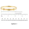 None Fade 2.50 Inches Diameters 2.8 Size Stainless Steel Simple & Trendy Men's Fashion Wrist Bangles For Boys Lovers Jewelry Gift. 