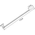 12Pcs Swizzle Sticks, Premium Stainless Steel Cocktail Beverage Drink Stirrer Stick, Reusable Stir Sticks for Bar. 