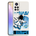 infinix Hot 12i 12 11 10 9 Play 11s 10s infinix hot11s NFC hot 10i infinix Note 8 10 Pro Smile Astronaut Square Phone Case Liquid Silicon Soft Casing nasa Cover. 