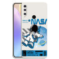 Huawei Y6P Y7P Y6 Y7 prime Y9 prime 2019 Y9s Smile Astronaut Square Phone Case Liquid Silicon Soft Casing nasa Cover. 