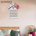 Xmas Advent Calendar Christmas Advent Calendar House 25 Days Countdown Wall Art Decoration Smooth Edge Burr-free Perfect for Southeast Asian Buyers Christmas Ornament. 