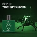 The Man Company EDP for men 100ml – Polo Green | Premium Perfume | Long-lasting Fragrance | Perfect for Men | Peach, Lavender & Patchouli | Made with Essential Oils (FROM INDIA). 