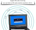 9.8Inch 16:9 Widescreen DVD player 270° LCD Screen Home Car TV DVD Player Portable VCD Compact Disc MP3 Viewer Game Function. 