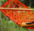 Hammock, Wooden Stick to Prevent Tipping, Hanging Bed. 