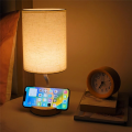 NCANRUI Led Desk Lamp Bedside Atmosphere Nordic Night Light Study Bedroom Decorative Mobile Phone Holder Desk Lamp. 