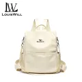 LouisWill Women’s Backpack Shoulder Bag Korean School Backpacks Fashionable Ladies Backpack Casual Simple Student Bags Laptop Backpacks Lightweight Anti-theft Backpacks For Girls Teens Women Fashion. 