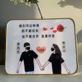 Couple Creative Decoration Cartoon Cyber Celebrity Custom Table Decoration New Desktop Photo Frame Confession Decorative Painting Anniversary Gift. 