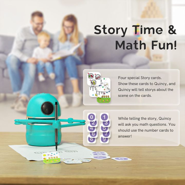 LANDZO%20Quincy%20Educational%20Drawing%20Robot%20for%20Kid%20Science%20Toys%20Student%20Learning%20Draw%20Intelligence%20Automatic%20USB%20Rechargeable%20Robot%20-%20Image%204