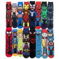 spider man toys Disney Marvel Spiderman Print Socks Men's Women Cartoon Movie Anime Figure Ironman Knee-High Cosplay Sock Hip Hop Adult Casual. 