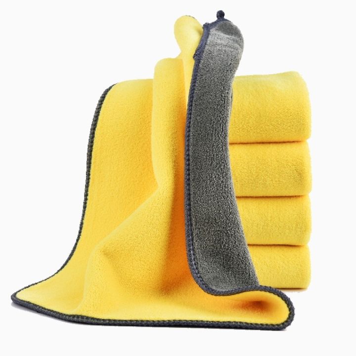 Microfiber Car Wash Cloth Super Absorbent Cleaning Towel 600GSM For Car's And Bike